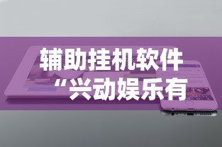 辅助挂机软件“兴动娱乐有挂吗”-详细教程