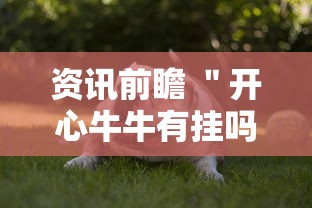 资讯前瞻 ＂开心牛牛有挂吗	”真的有挂